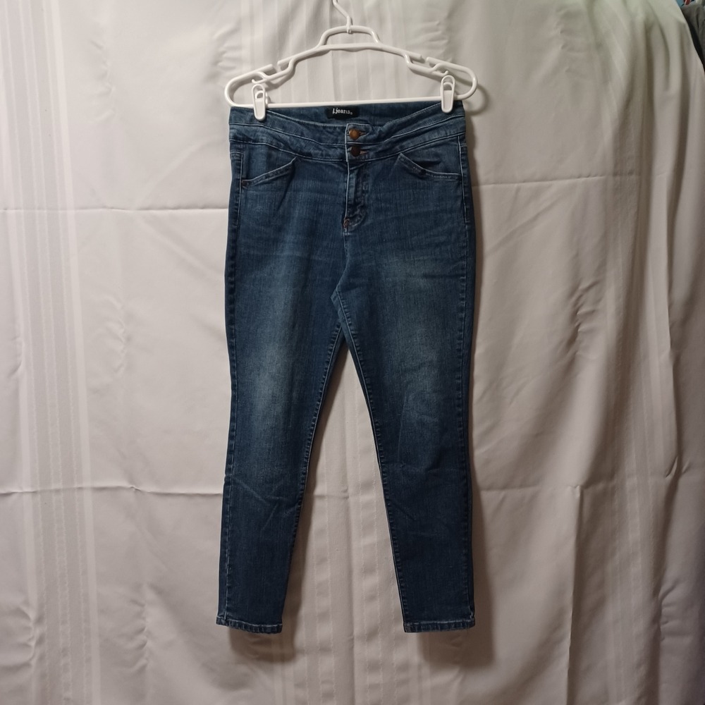 d.jeans Skinny Jeans Womens 12 Blue Repreve Recycled High Rise Stretch Denim